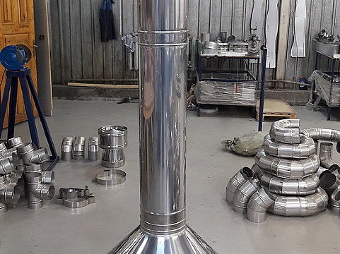 Дымоход для барбекю