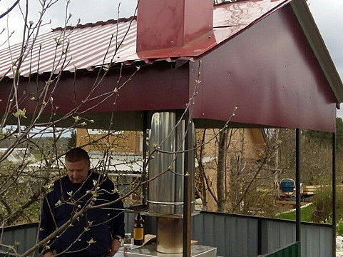 Дымоход для барбекю